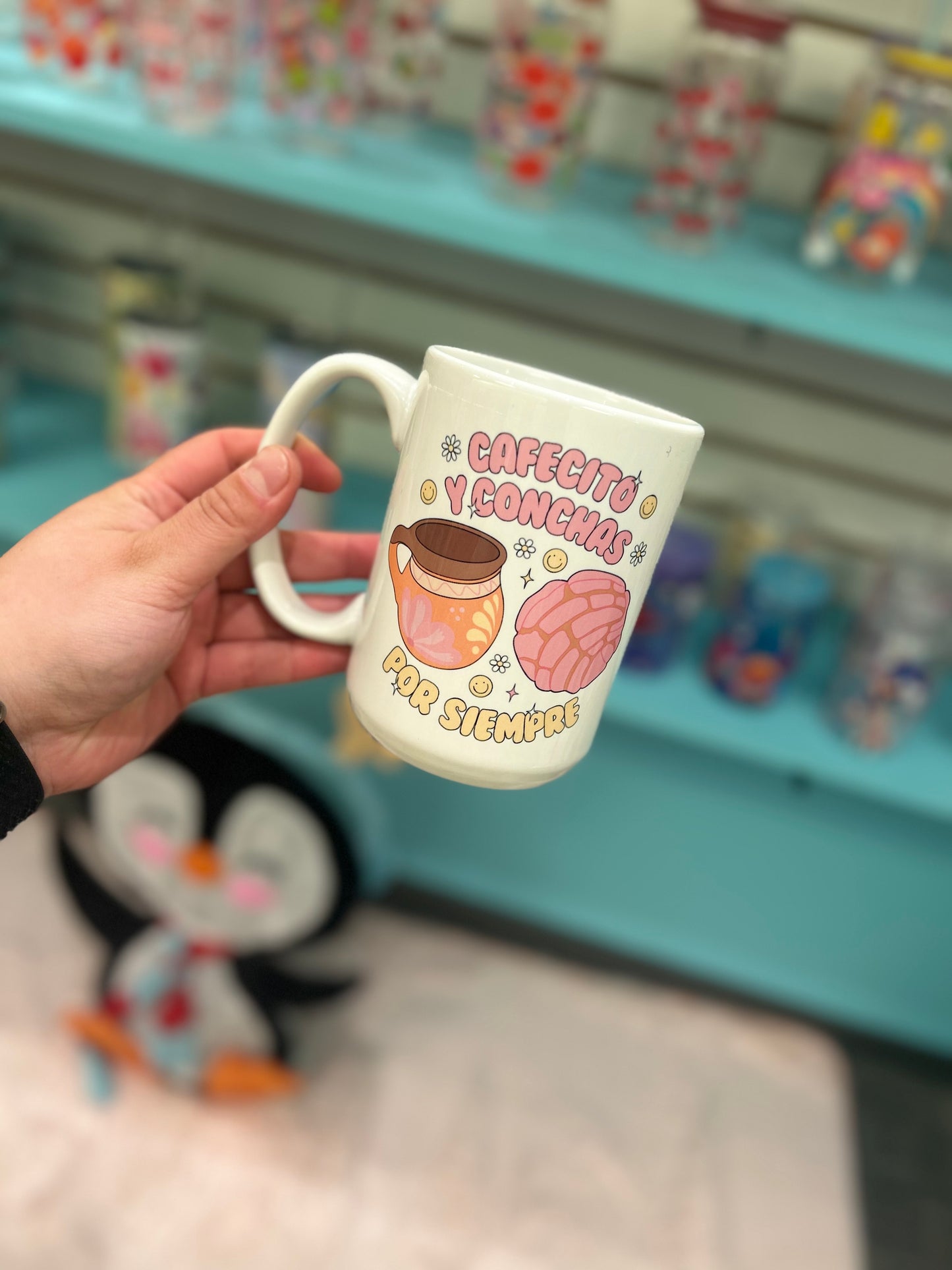Cafecito Y conchas 15oz Mug