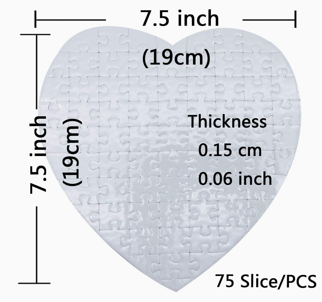 Personalized Heart puzzle