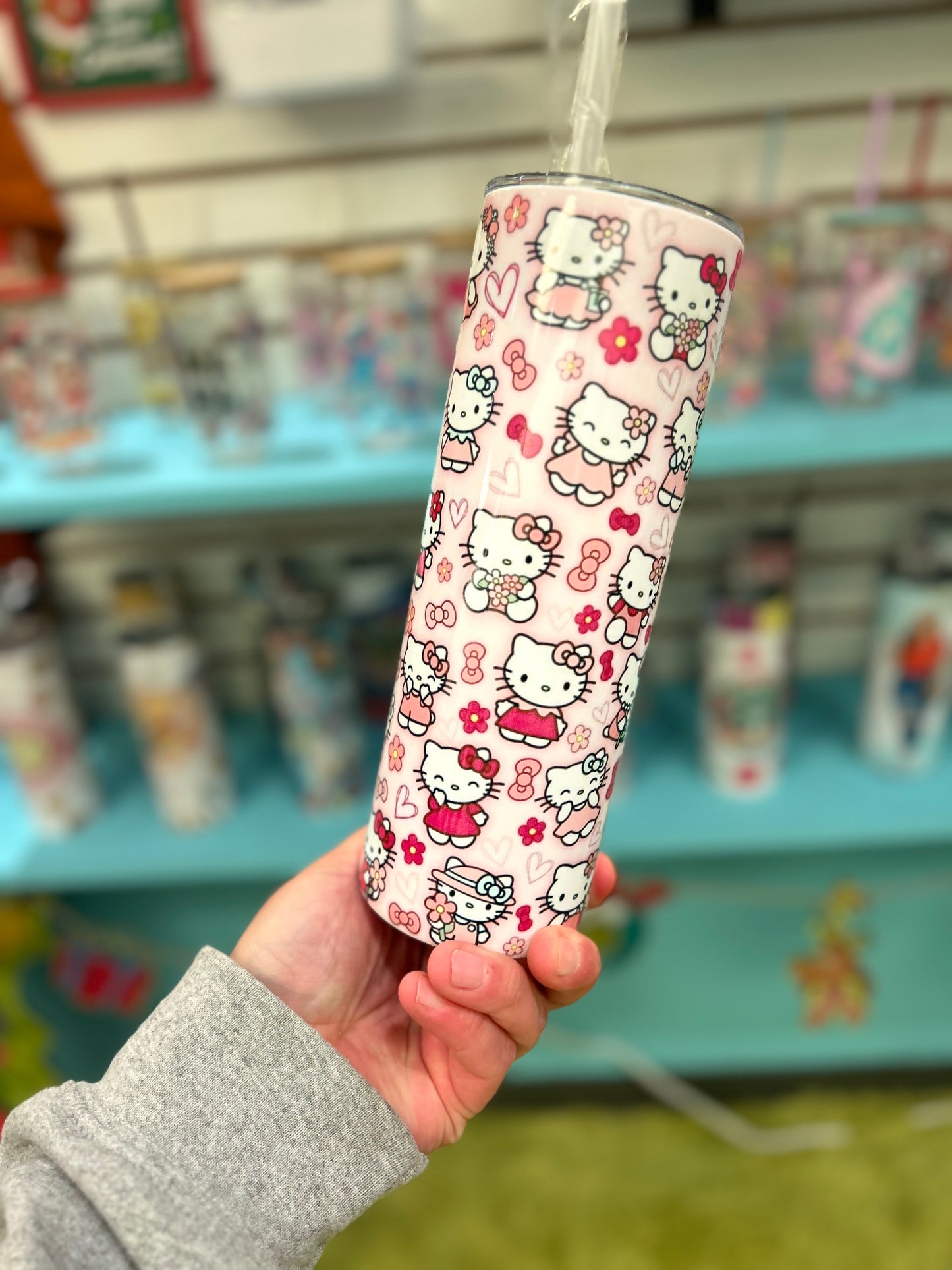 Kitty hearts Tumbler