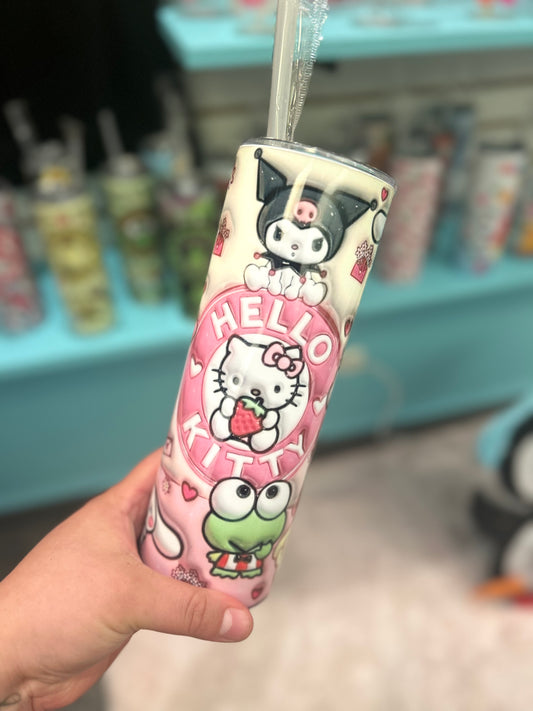 All San 3D puff Tumblers