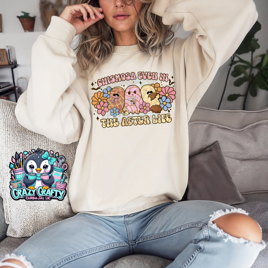 Chismosas in after life  Crewneck