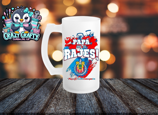 No te rajes Father’s Day Beer mug