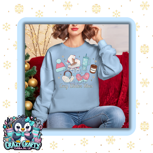 Cozy WInter Vibes Crewneck