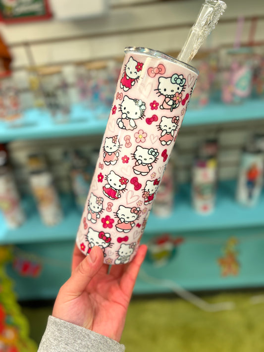 Kitty hearts Tumbler
