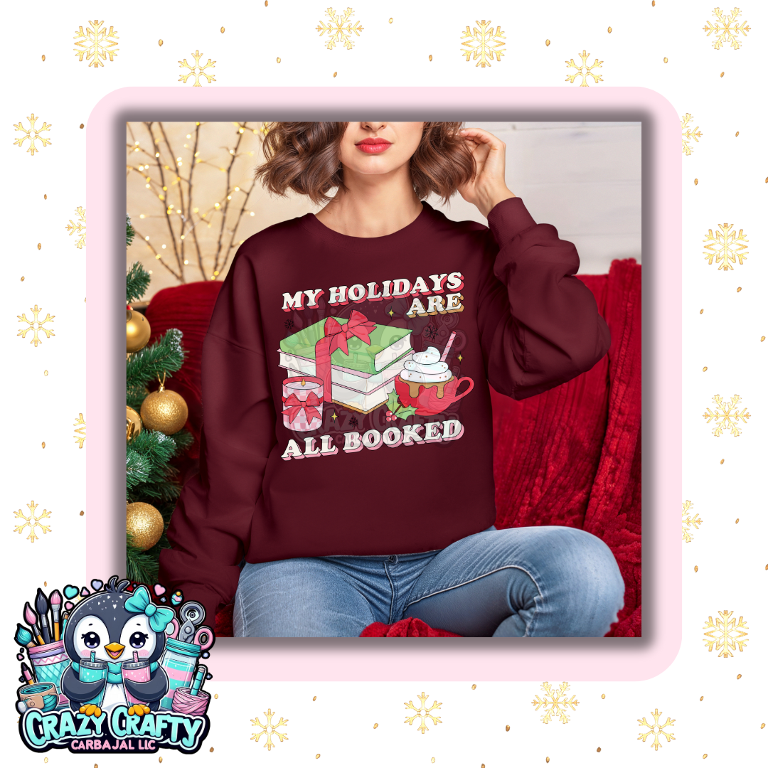 Holidays Booked Crewneck