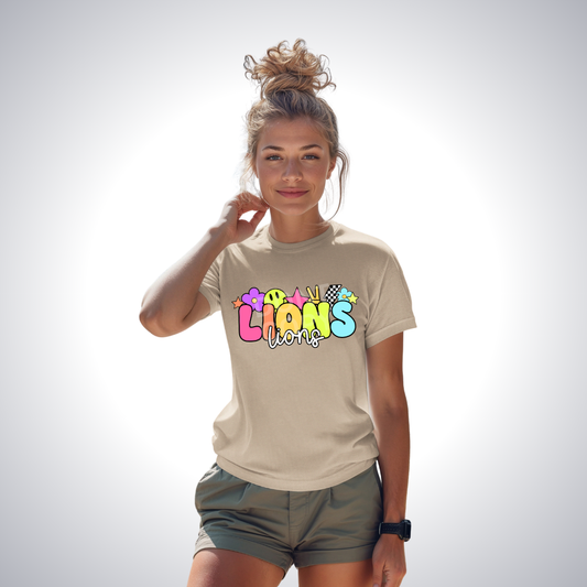 Lions Smiley Teacher Shirt