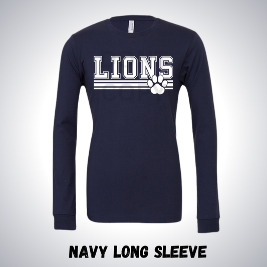 Navy Lions Long sleeve